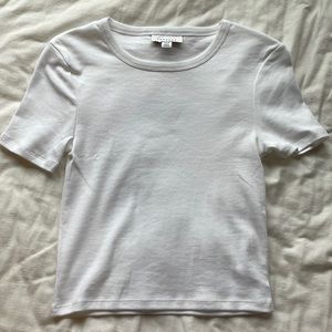 top shop basic white tee